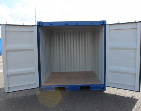Container de stockage 8 Pieds – Bleu – Image 2