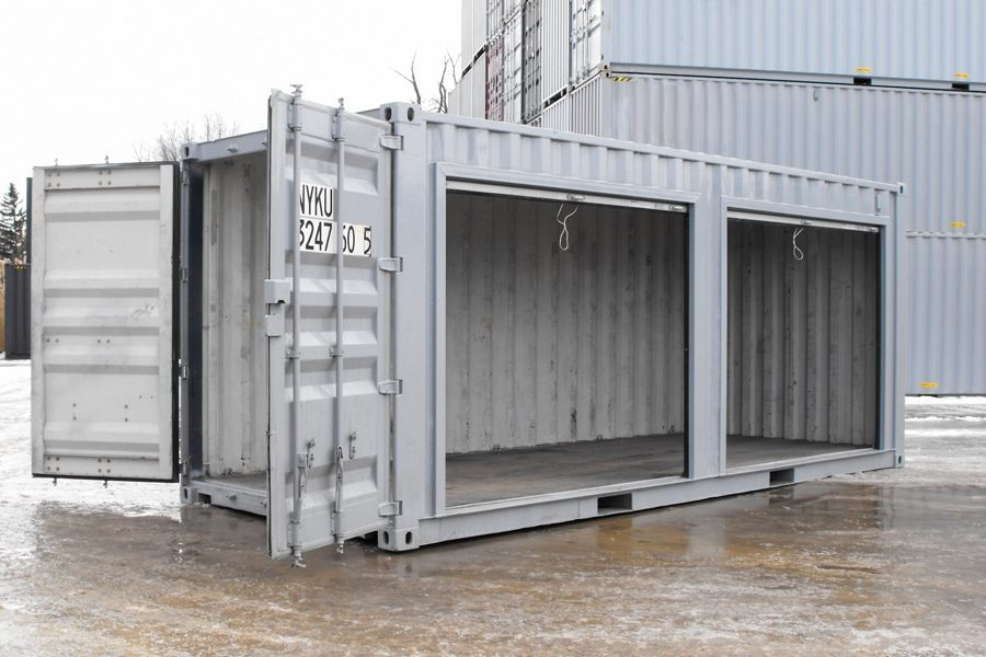 Conteneur de stockage 20 pieds avec portes roulantes – Image 7