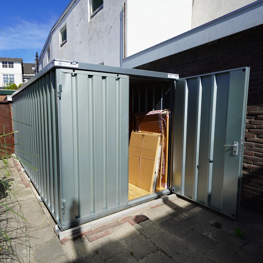 Container Démontable 5×2 À Porte Simple Et À Côté Court – Image 4