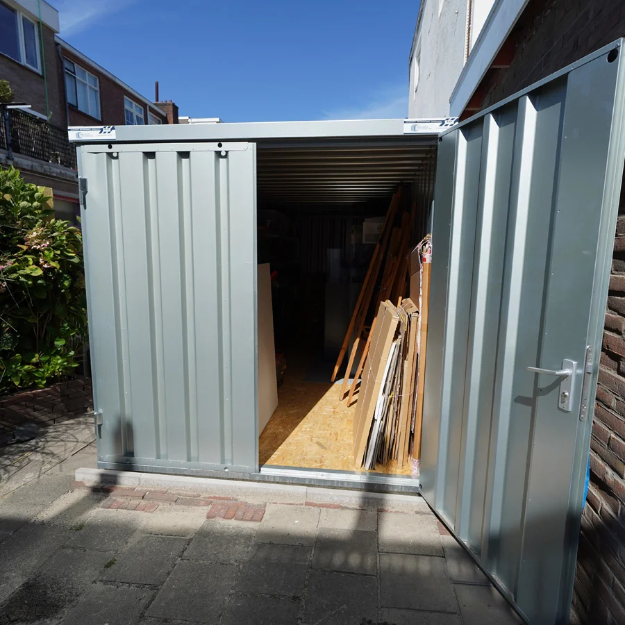 Container Démontable 5×2 À Porte Simple Et À Côté Court – Image 5