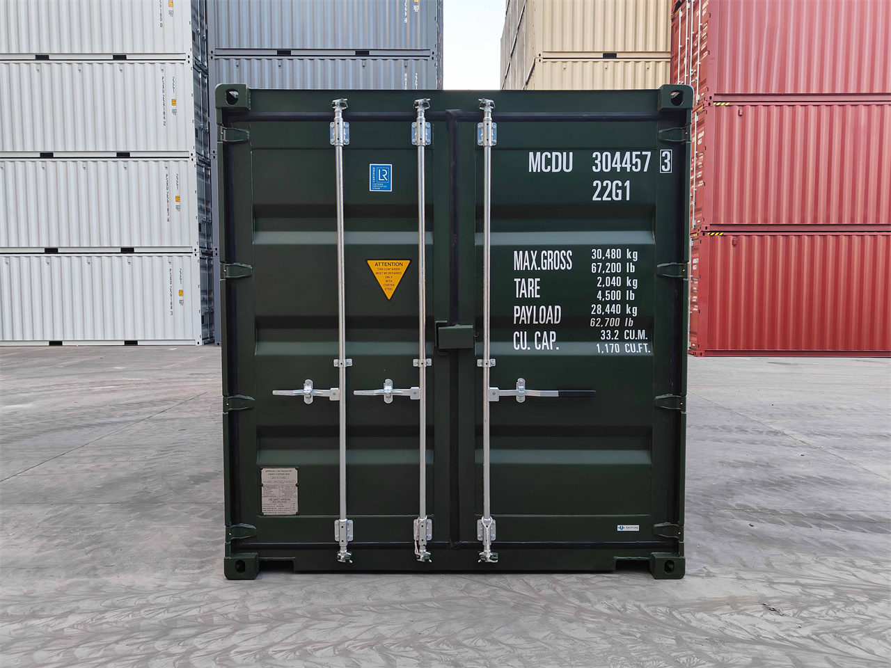 Container 20 Pieds Vert – Image 2
