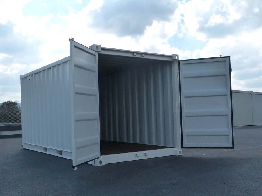 Conteneur de stockage 15 pieds - Blanc – Image 3