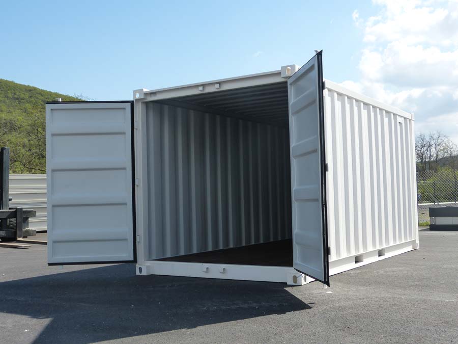Conteneur de stockage 15 pieds - Blanc – Image 4